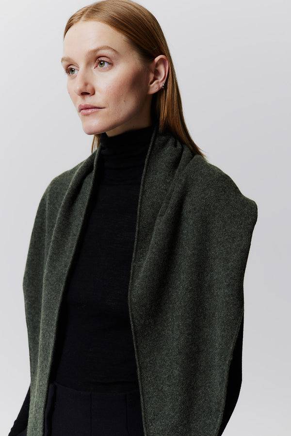 Prinz Berlin Kaschmir Triangle Fine Knit Grün JETZT KAUFEN