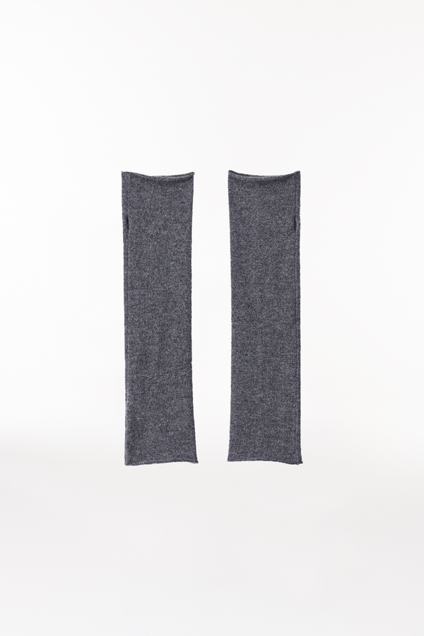 Prinz Berlin Kaschmir Arm Warmers Fine Knit Graphit Letzter Tag