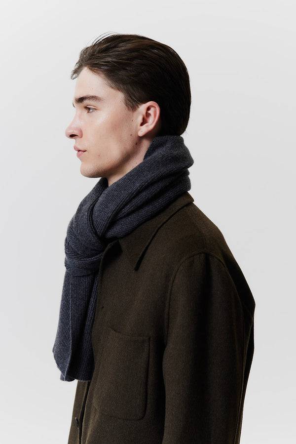 Prinz Berlin Kaschmir Schal Classic Knit Graphit Bis zu 55% Rabatt