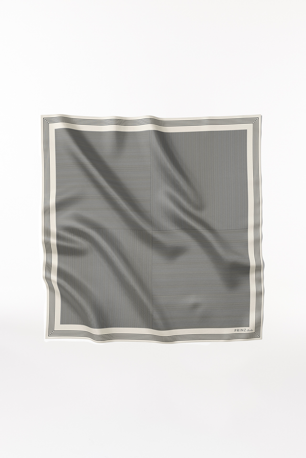 Prinz Berlin Seidentuch Stripes 123 Off-White Verkauf