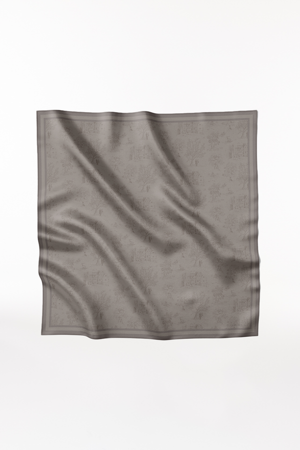Prinz Berlin Seidentuch Toile Valentine 123 Taupe Blitzverkäufe