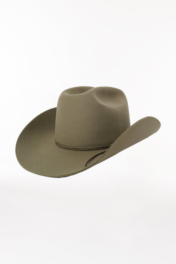 Prinz Berlin Merino Cowboy Hut Lifted Brim Pistazie Fabrikpreis