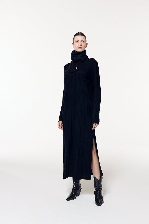 Prinz Berlin Kaschmir Kurzschal Hand Knit Schwarz Bestseller