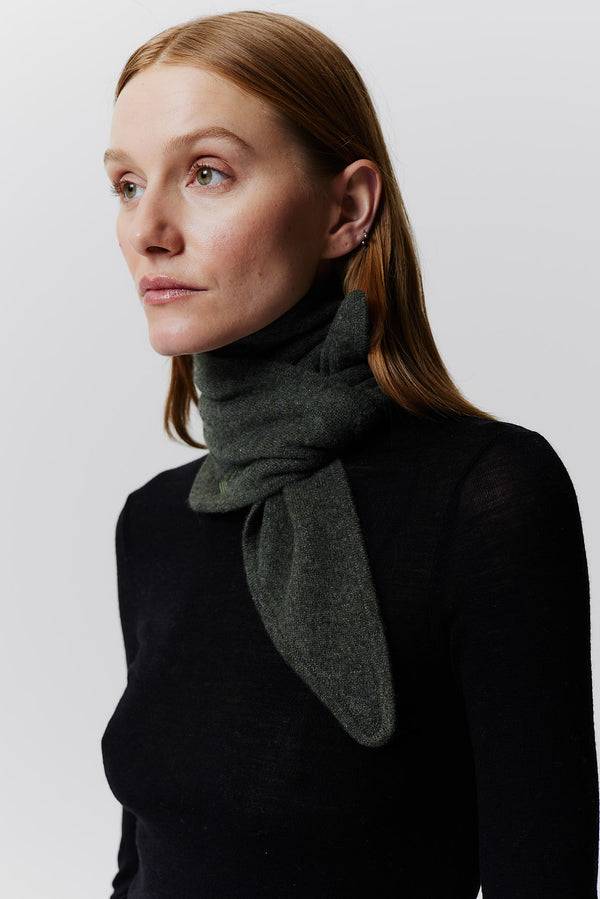 Prinz Berlin Kaschmir Bandeau Fine Knit Grün Nur für heute