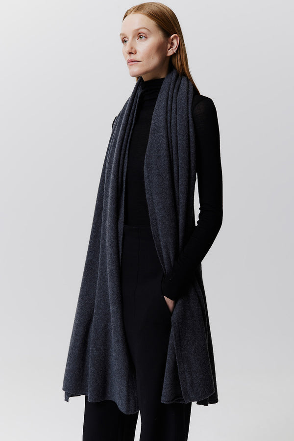 Prinz Berlin Kaschmir Schal Fine Knit Graphit Discount Store für neue Produkte