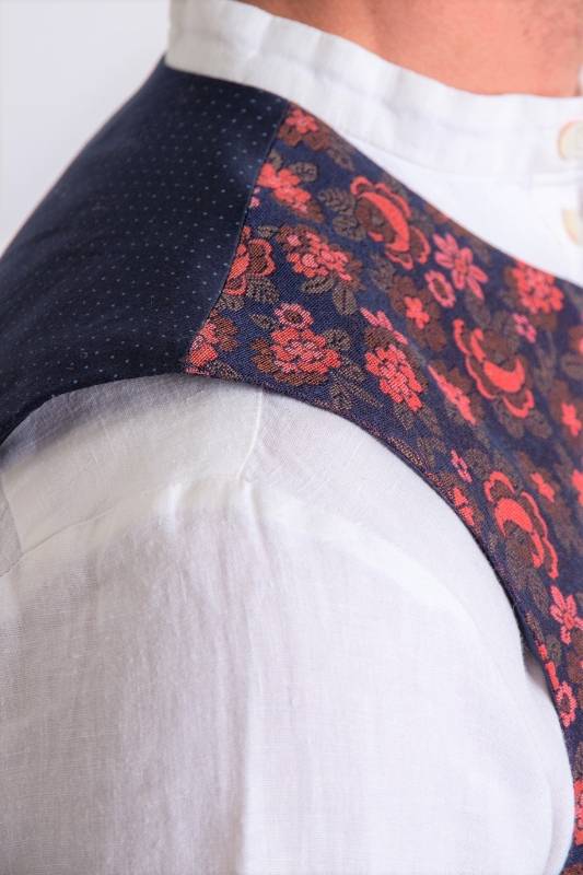 Rockmacherin Karl blau rot gemustert Discount Store für neue Produkte