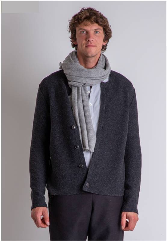 Rockmacherin Wolf Herren-Strickjacke zollfrei