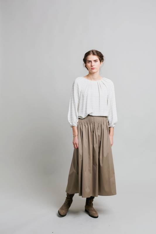 Rockmacherin Regula Elegante Damenbluse aus fließendem Viskoseflanell Bestseller