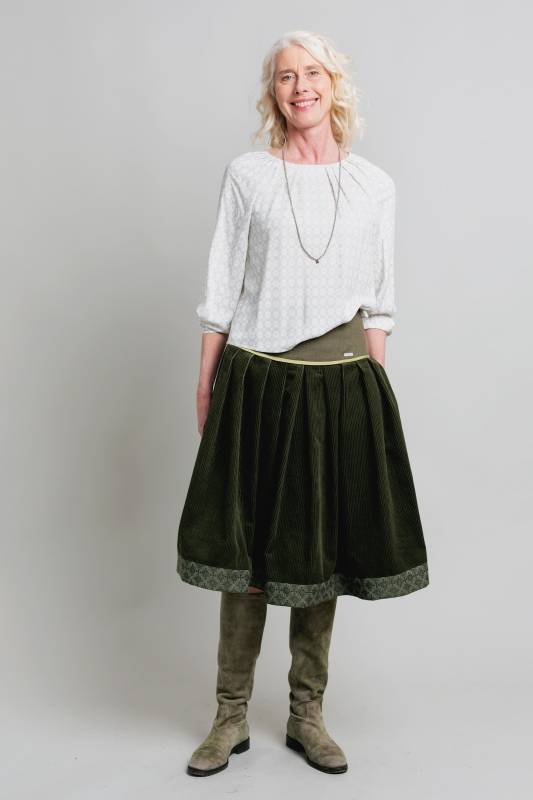 Rockmacherin Regula Elegante Damenbluse aus fließendem Viskoseflanell Bestseller