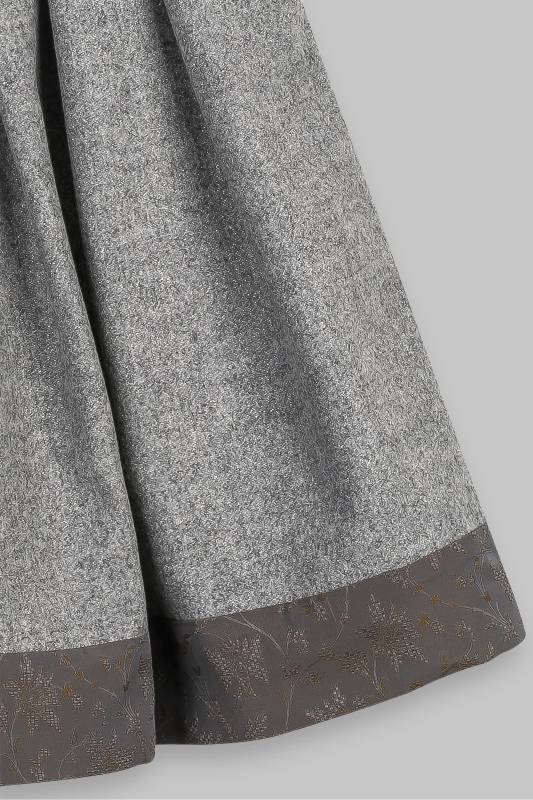 Rockmacherin Deddlesklöüs Trachtenrock aus traditionellem Loden mit Silberfaden Super Sparpreis