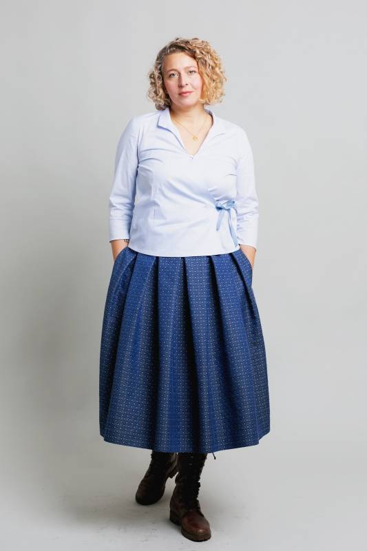 Rockmacherin Amdog Wadenlanger Trachtenrock mit edelem Jacquard aus Baumwollmischung Begrenzte Freigabe