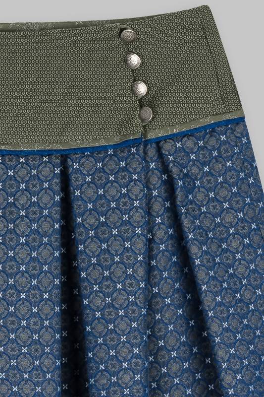 Rockmacherin Amdog Wadenlanger Trachtenrock mit edelem Jacquard aus Baumwollmischung Begrenzte Freigabe