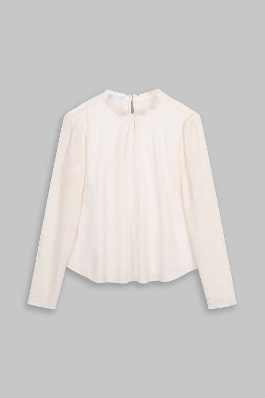 Rockmacherin Lucia Romantische Damenbluse aus Viskose-Crêpe Discount Store für neue Produkte