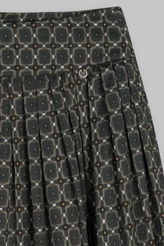Rockmacherin Kalo Wadenlanger Rock mit Print und zwei Taschen Speichern exportieren