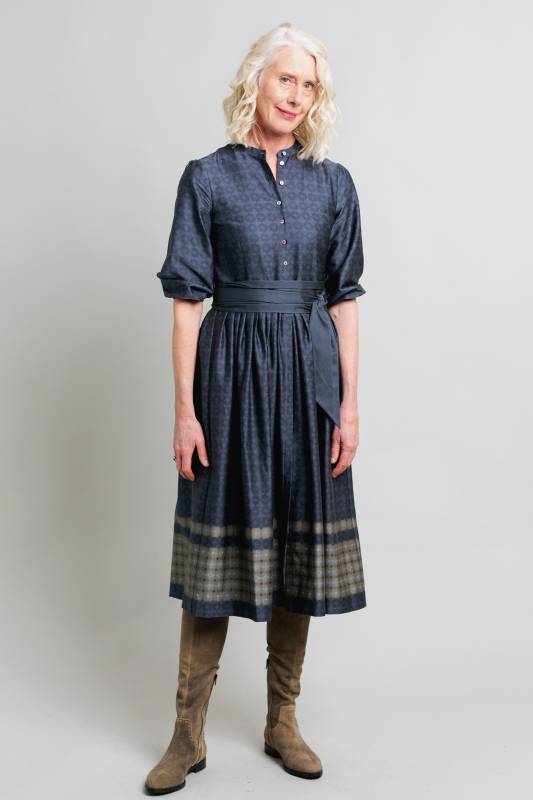Rockmacherin Elena Vintagekleid mit Schärpe Auslauf