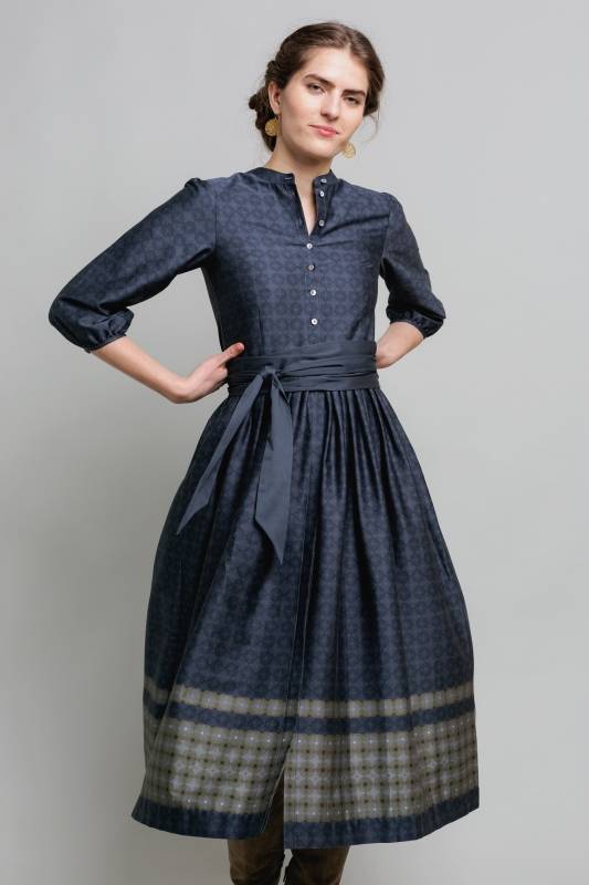 Rockmacherin Elena Vintagekleid mit Schärpe Auslauf
