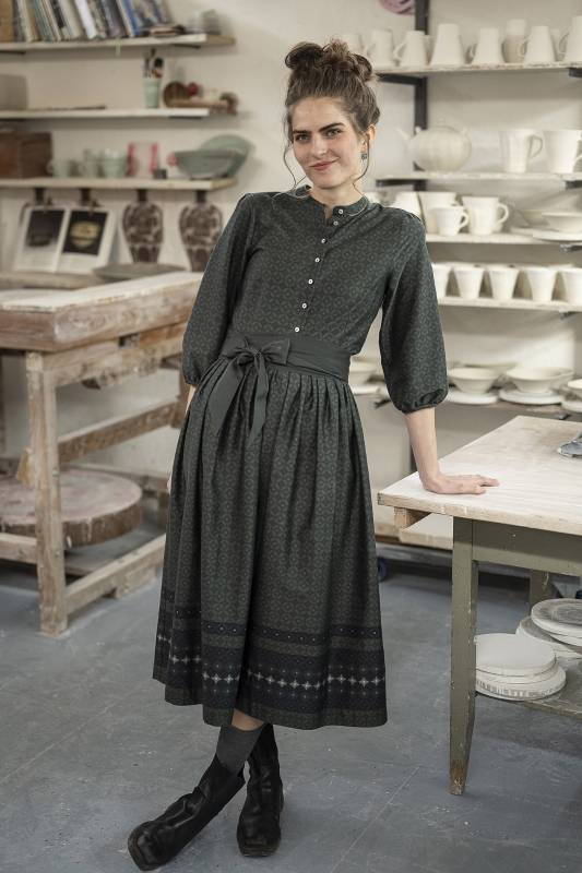 Rockmacherin Elena Vintagekleid mit Schärpe Verkauf
