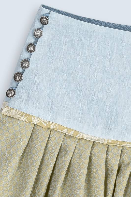 Rockmacherin Sonnastroi Trachtenrock mit Passe aus feinem Baumwolljacquard Fabrik Onlineshop