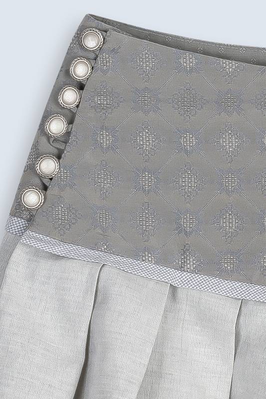 Rockmacherin Radlerhoibe Trachtenrock für Damen aus hellem Halbleinen Flash Sale