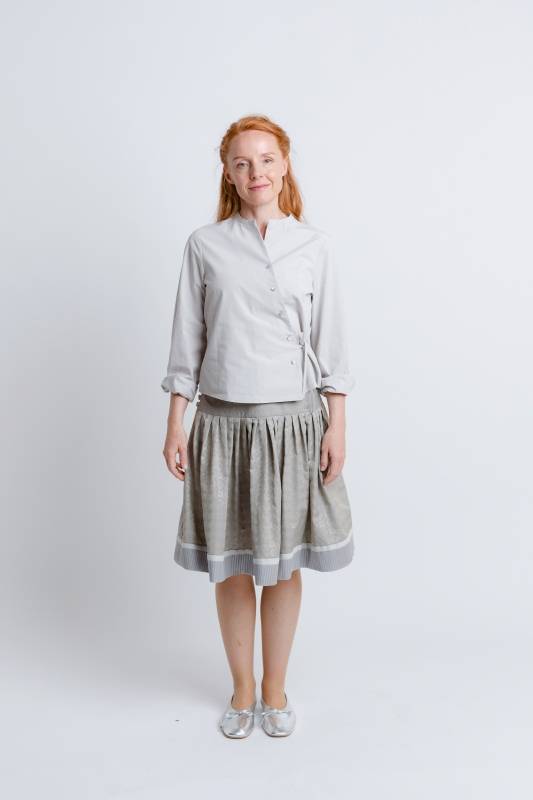 Rockmacherin Bierfuizl Damen-Trachtenrock mit Passe und edel leicht schimmenden Jacquard Begrenztes Angebot