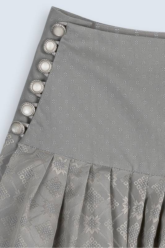 Rockmacherin Bierfuizl Damen-Trachtenrock mit Passe und edel leicht schimmenden Jacquard Begrenztes Angebot