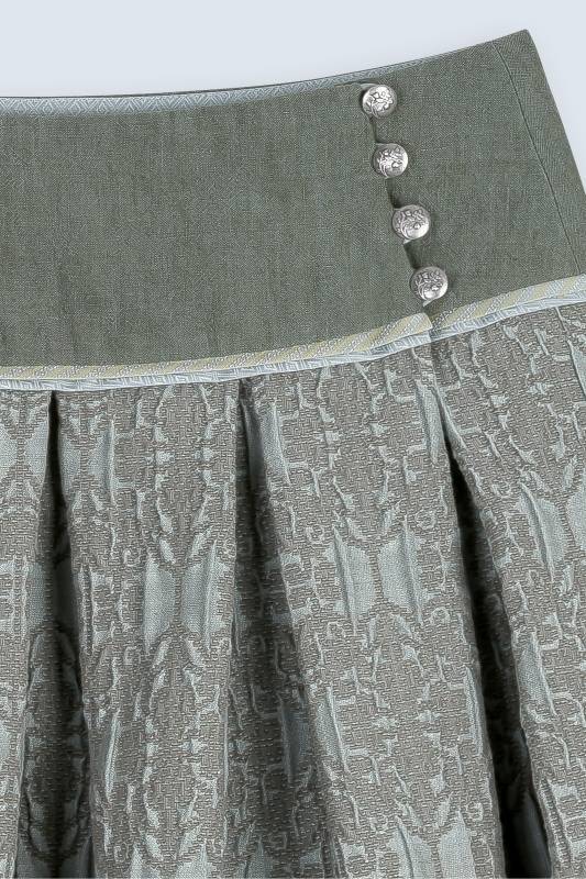 Rockmacherin Wiesn Trachctenrock in Midilänge mit strukturiertem Jacquard Preisnachlass