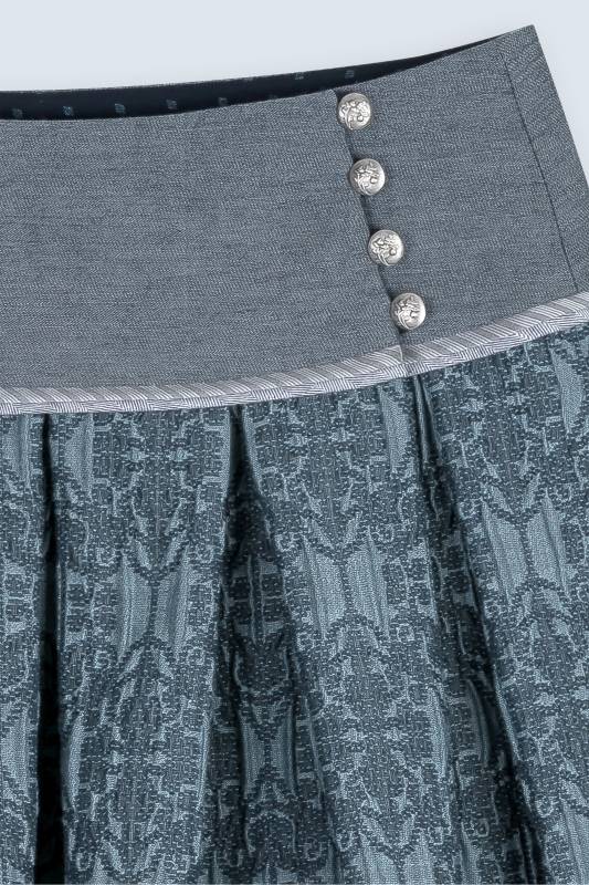 Rockmacherin Himmi Trachctenrock in Midilänge mit strukturiertem Jacquard Saisonschlussverkauf