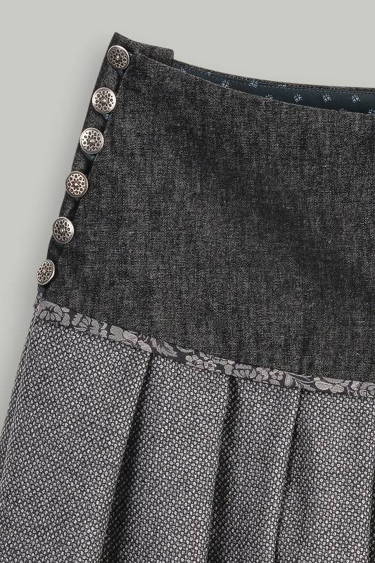 Rockmacherin Regndropfa Trachtenrock mit weichfließendem Wolljacquard Neuheiten