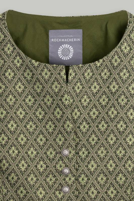 Rockmacherin Nanni Bachmann Damen Trachtenweste aus Wolljacquard Großer Ausverkauf