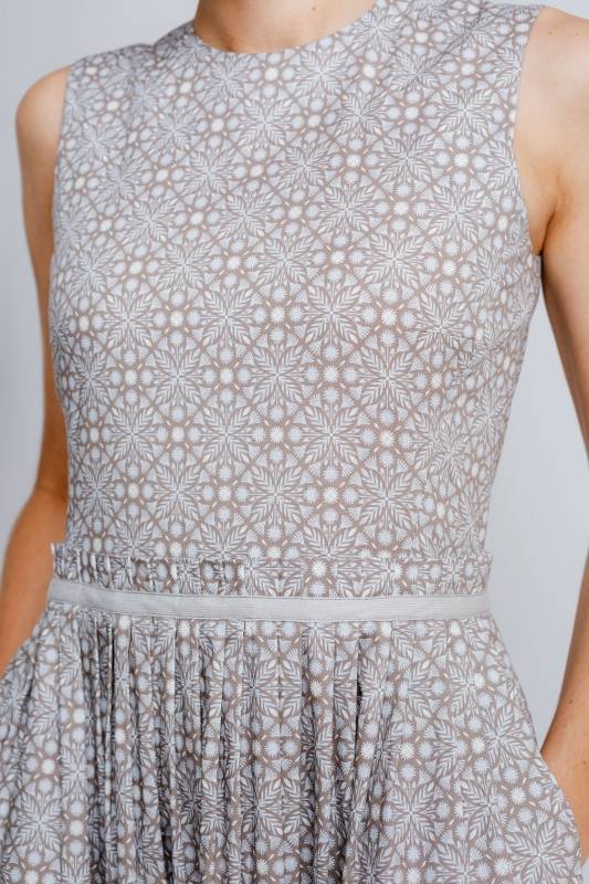 Rockmacherin Elfriede Kleid im Landhausstil mit Print auf elastischer Baumwolle Black Friday