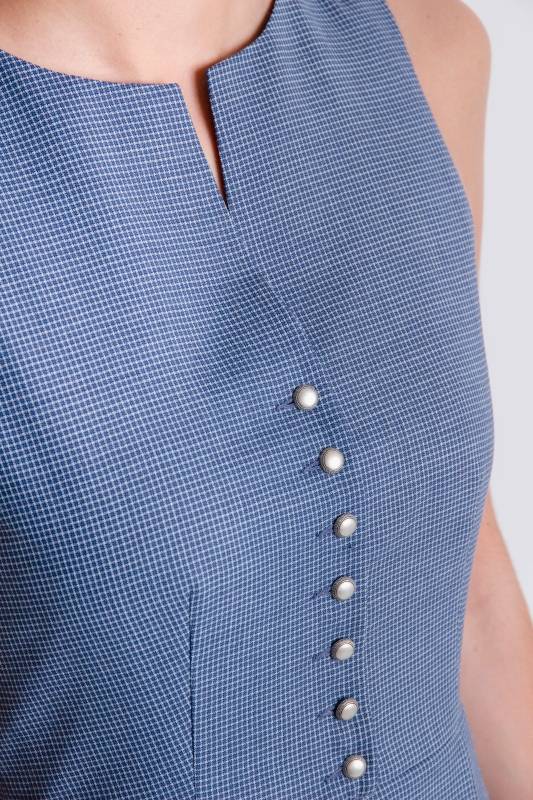 Rockmacherin Katha Kleid blau, kariert Muttertagsangebot