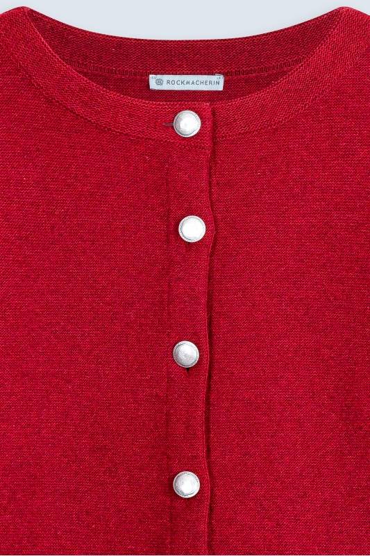 Rockmacherin Mella Strickjacke im Landhaus-Stil, mit trendig kurzem Ärmel Top Angebot