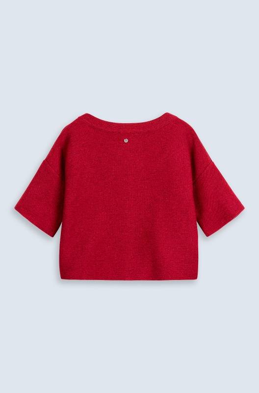 Rockmacherin Mella Strickjacke im Landhaus-Stil, mit trendig kurzem Ärmel Top Angebot
