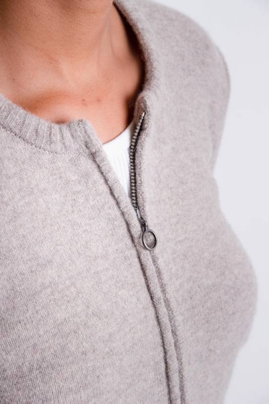 Rockmacherin Käthe light Strickjacke lehm Kauf eins, bekomm eins gratis