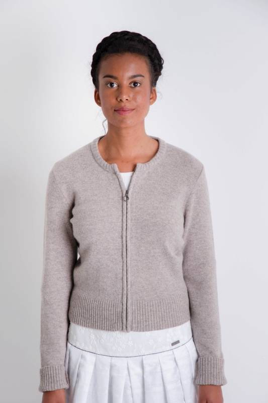 Rockmacherin Käthe light Strickjacke lehm Kauf eins, bekomm eins gratis
