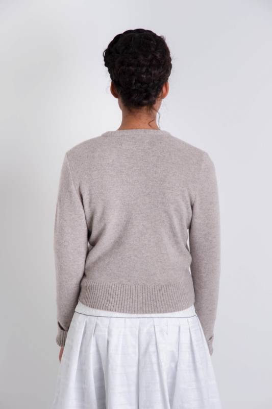 Rockmacherin Käthe light Strickjacke lehm Kauf eins, bekomm eins gratis