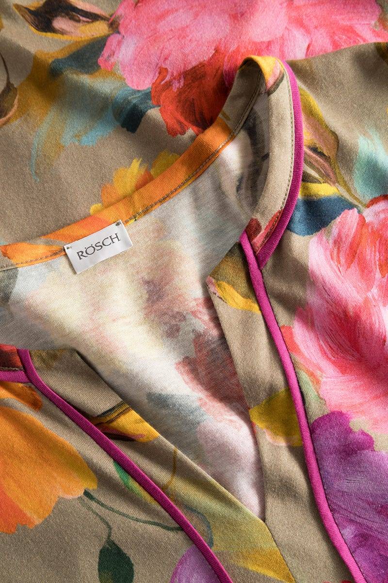 Rösch Nachthemd im Aquarell-Blüten-Druck Baumwolle/Modal Große Rabatte