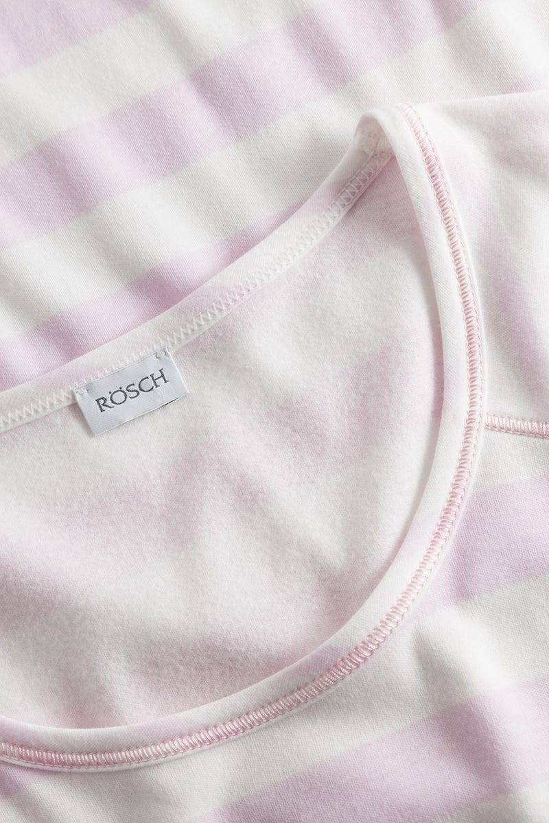 Rösch Nachthemd im Ringeldruck Rosa Maxi-Länge 100% Baumwolle Tägliche Deals