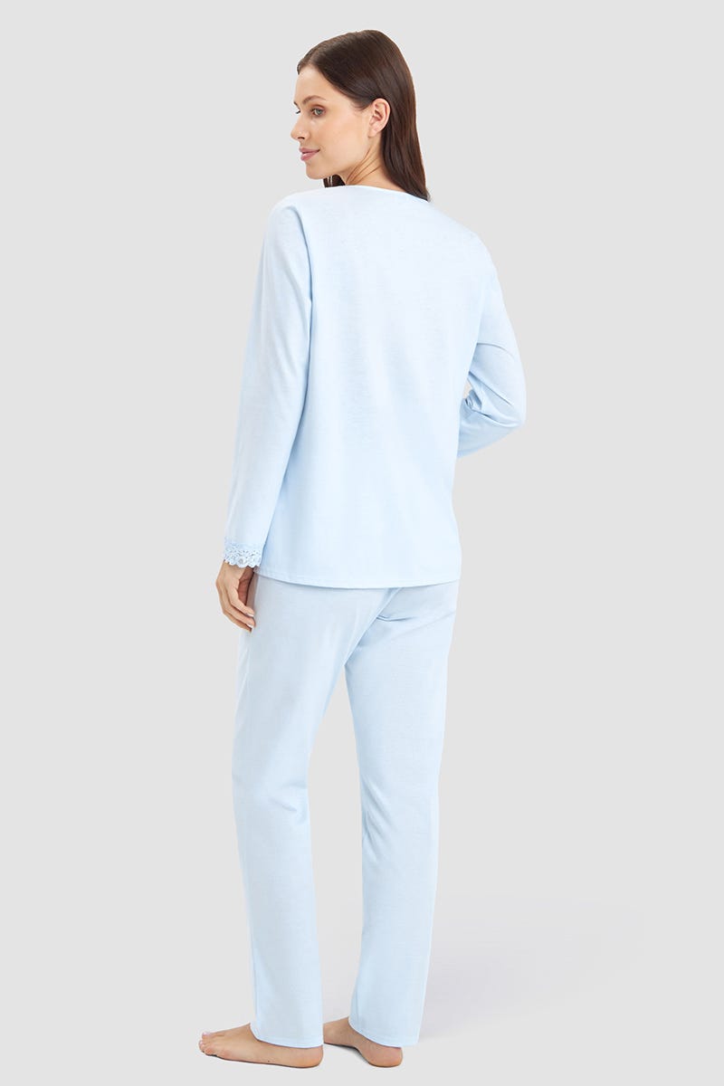 Rösch Pyjama mit Spitzendetails Baumwolle/Modal Begrenzt auf 3 Tage