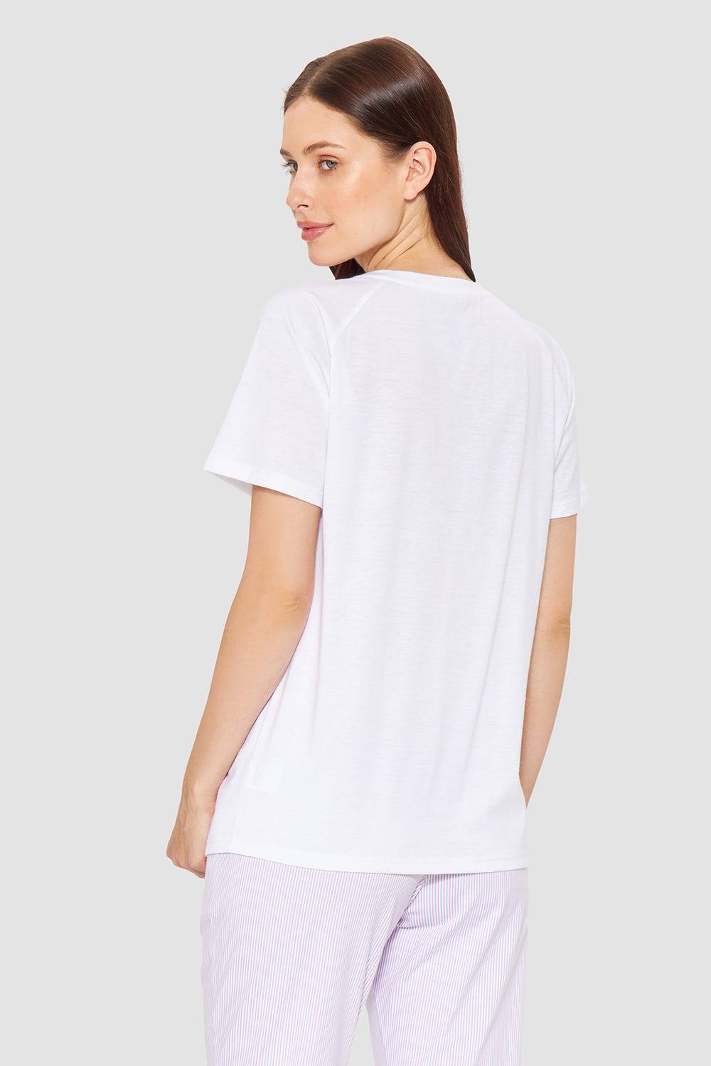Rösch Pyjamashirt mit Motivdruck Hase 100% Baumwolle Speichern exportieren