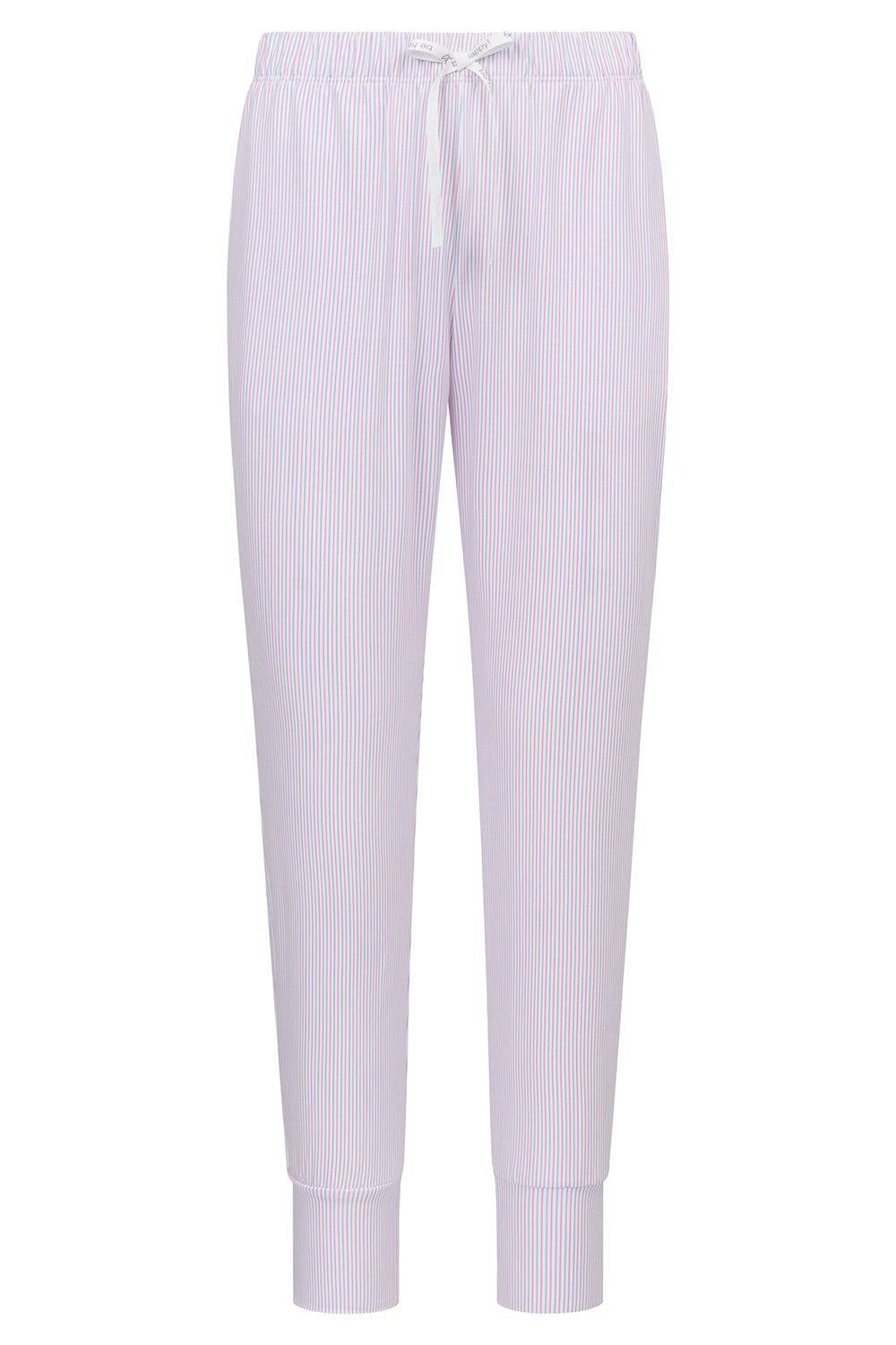 Rösch 7/8-Hose im Streifendruck Rosa-Blau Baumwolle/Elasthan Im Verkauf