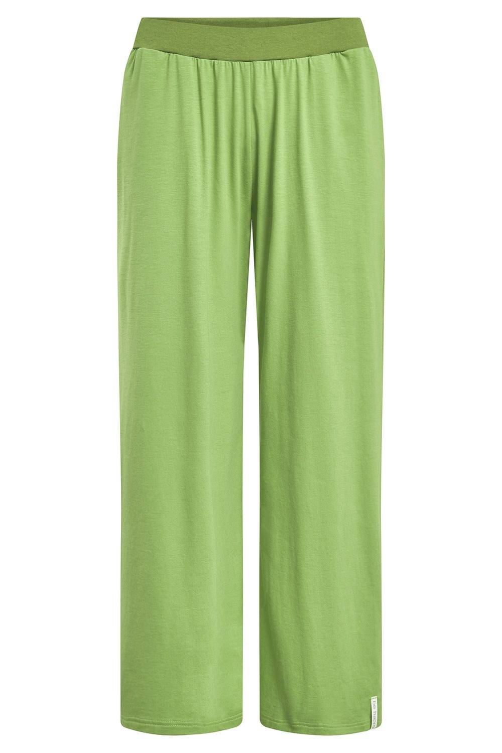 Rösch 7/8-Hose in Grün sommerliche Culotte Baumwolle/Elasthan Schlussverkauf