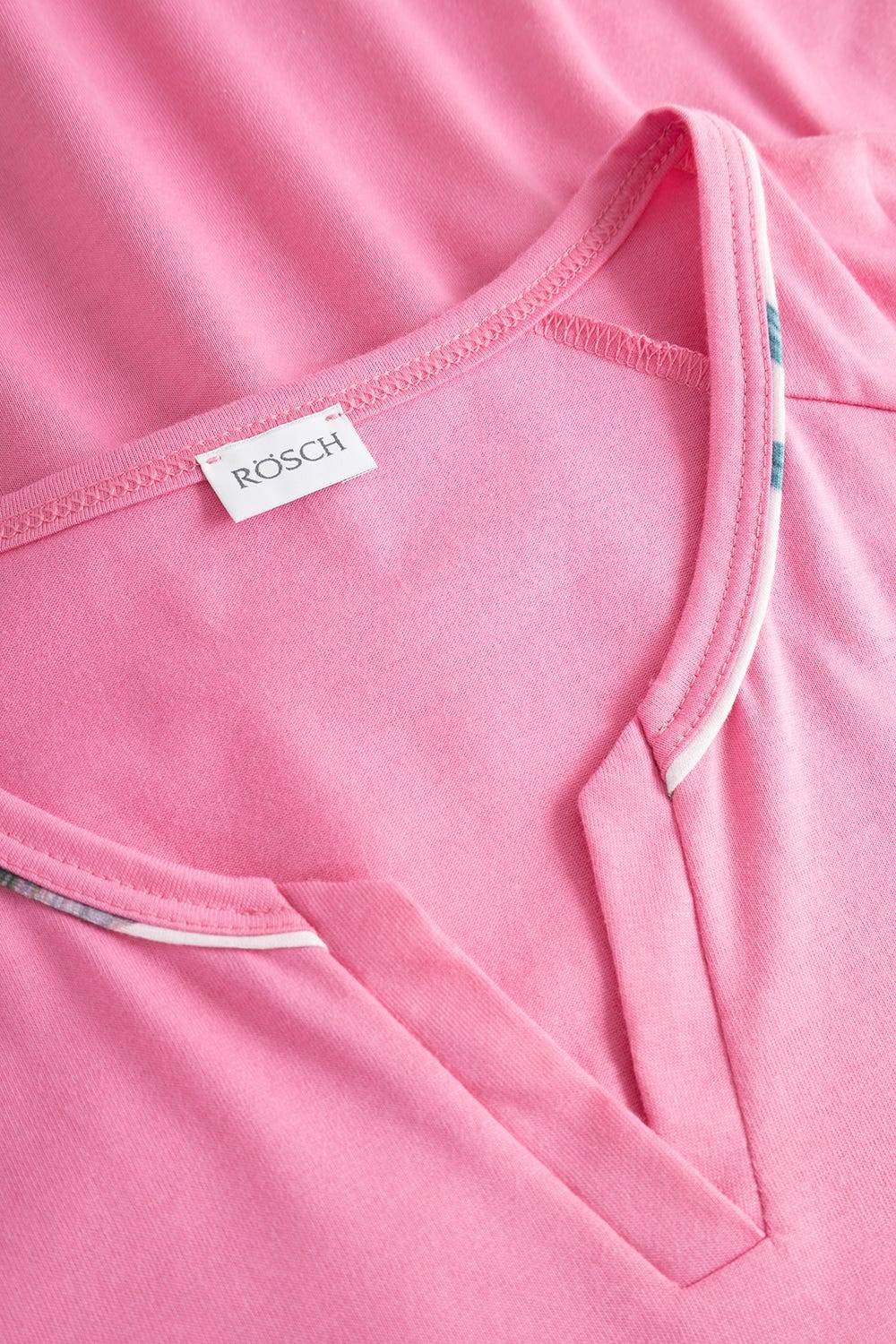 Rösch Pyjama im sommerlichen Blumendruck exotisch Baumwolle/Modal Großer Ausverkauf