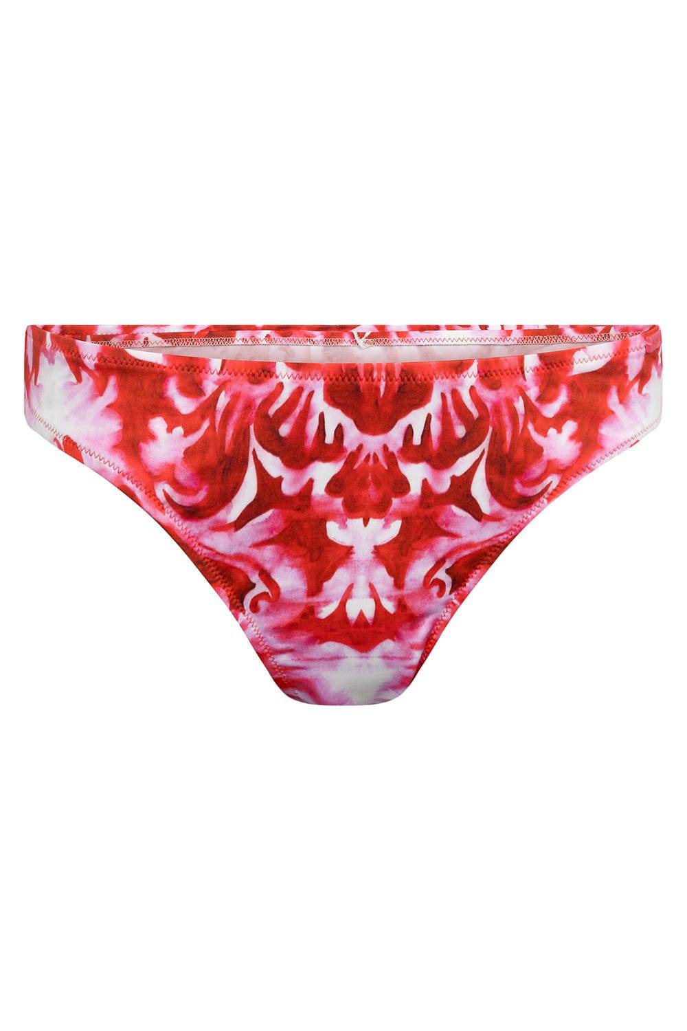 Rösch Bikini-Hose Neckholder im Ornament-Druck Rot-Weiß Heißer Verkauf