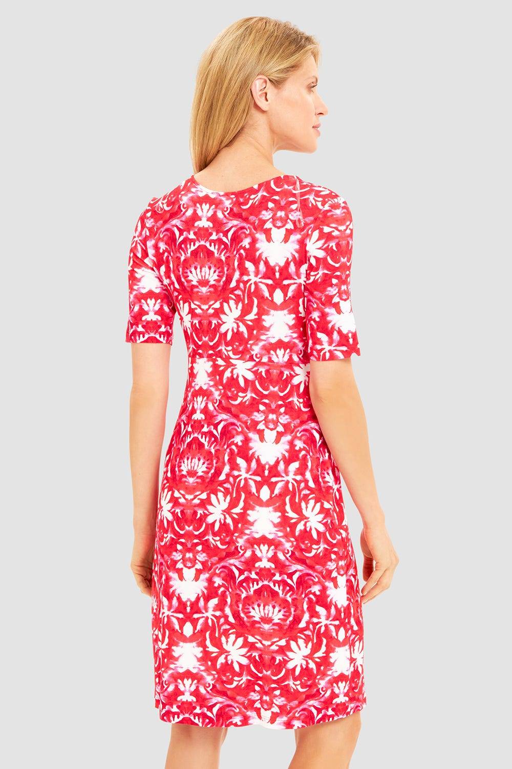 Rösch Strandkleid Ärmellos im Ornament-Druck Rot-Weiß Knot-Optik Zeitlich begrenztes Angebot