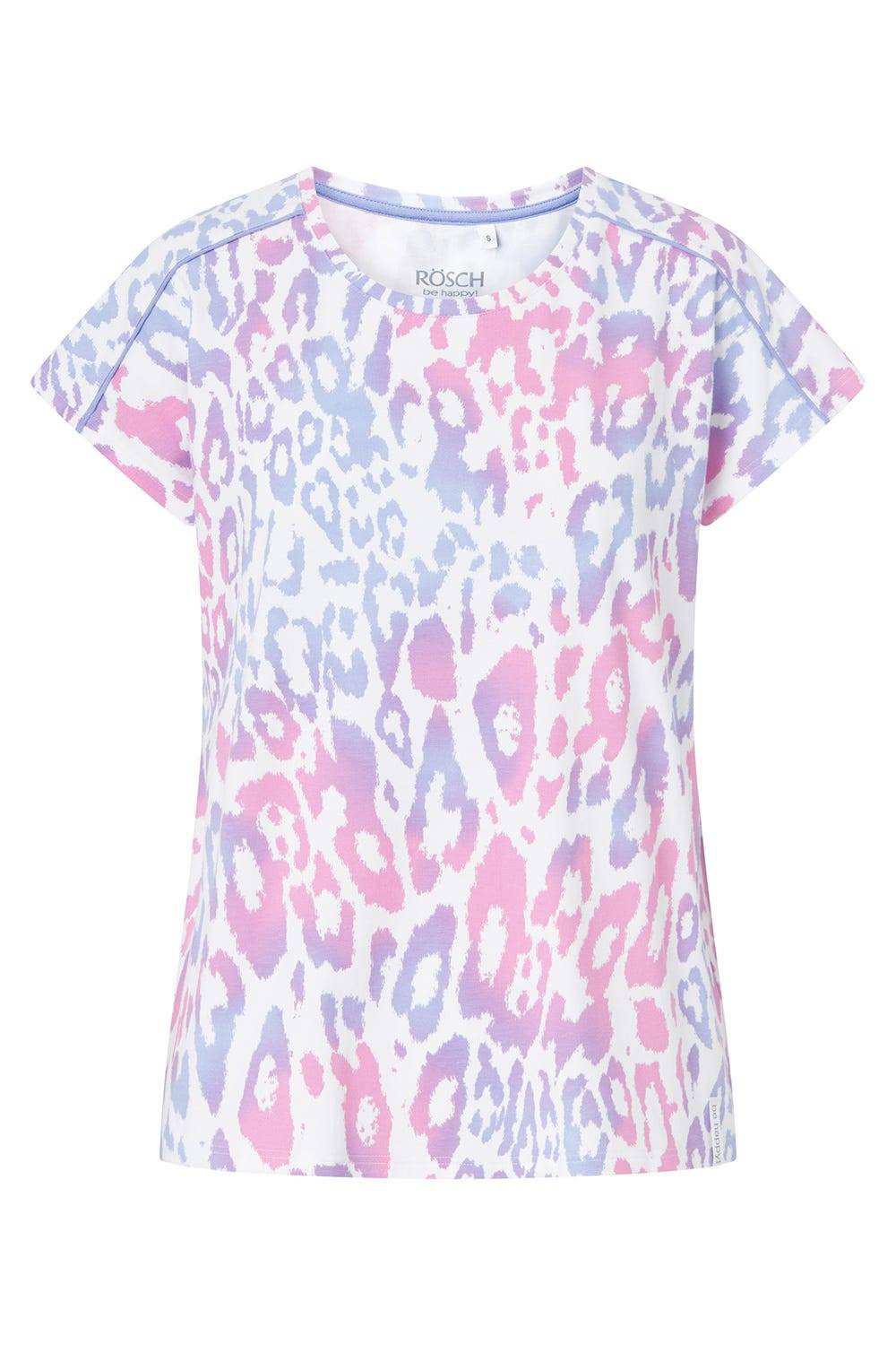 Rösch Pyjamashirt im modernen Leoprint Baumwolle/Elasthan Bestseller
