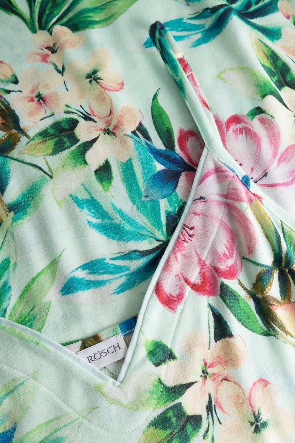 Rösch Nachtkleid im exotischen Blumendruck Baumwolle/Modal Kauf eins, bekomm eins gratis