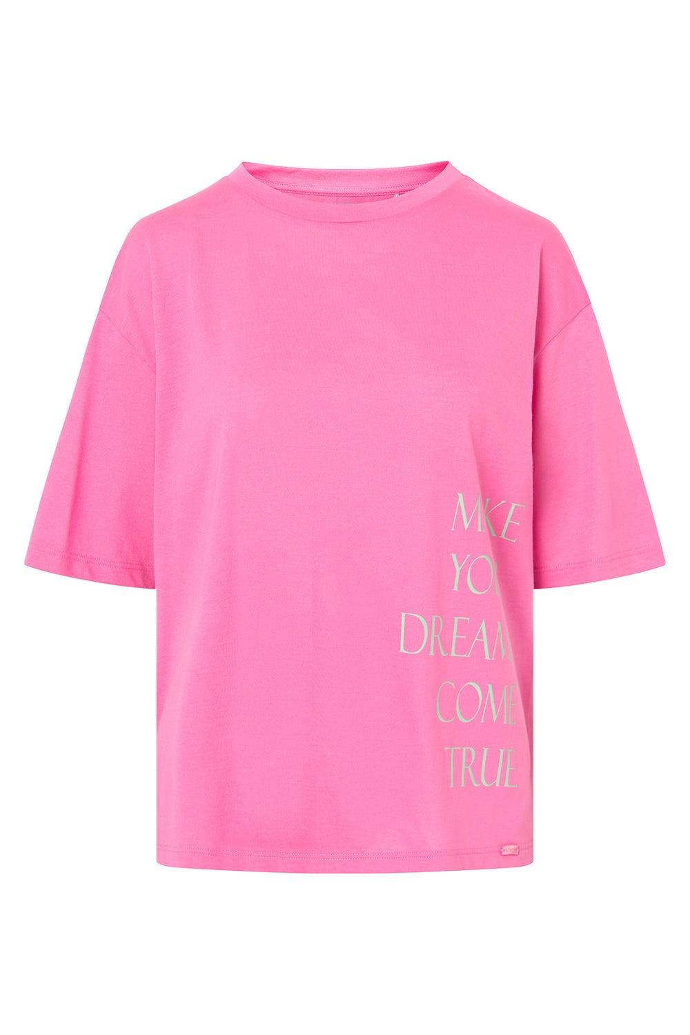 Rösch T-Shirt mit Schriftzug sportiv Baumwolle/Modal Begrenzte Freigabe