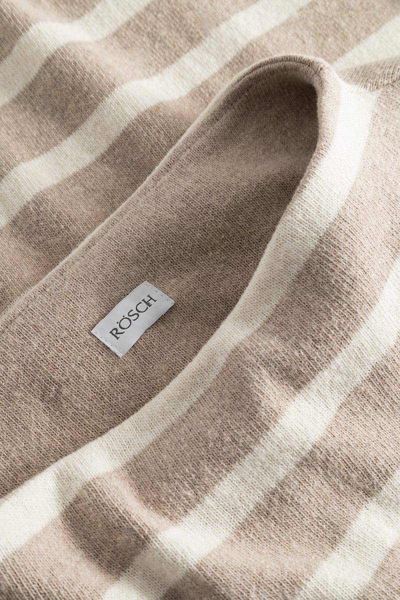 Rösch Hausanzug im Ringeldruck Hellbraun aus Strickware Bis zu 55% Rabatt