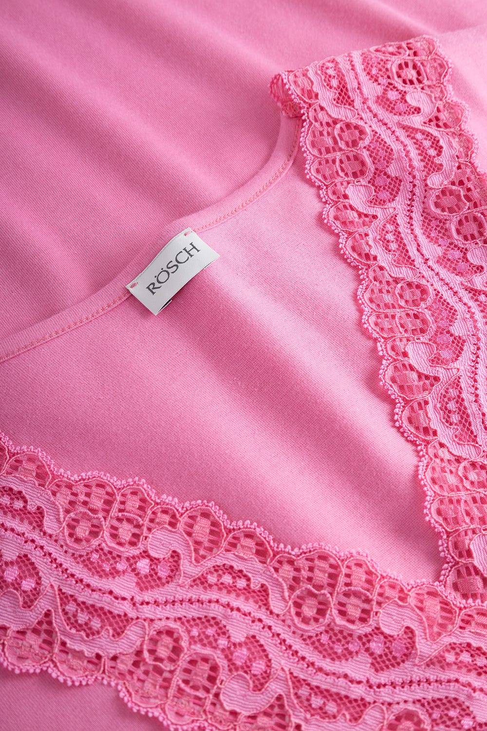 Rösch Nachthemd mit Spitzendetails Pink Baumwolle/Modal Online